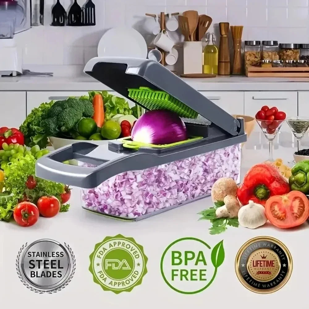 Premium Food Chopper with Container