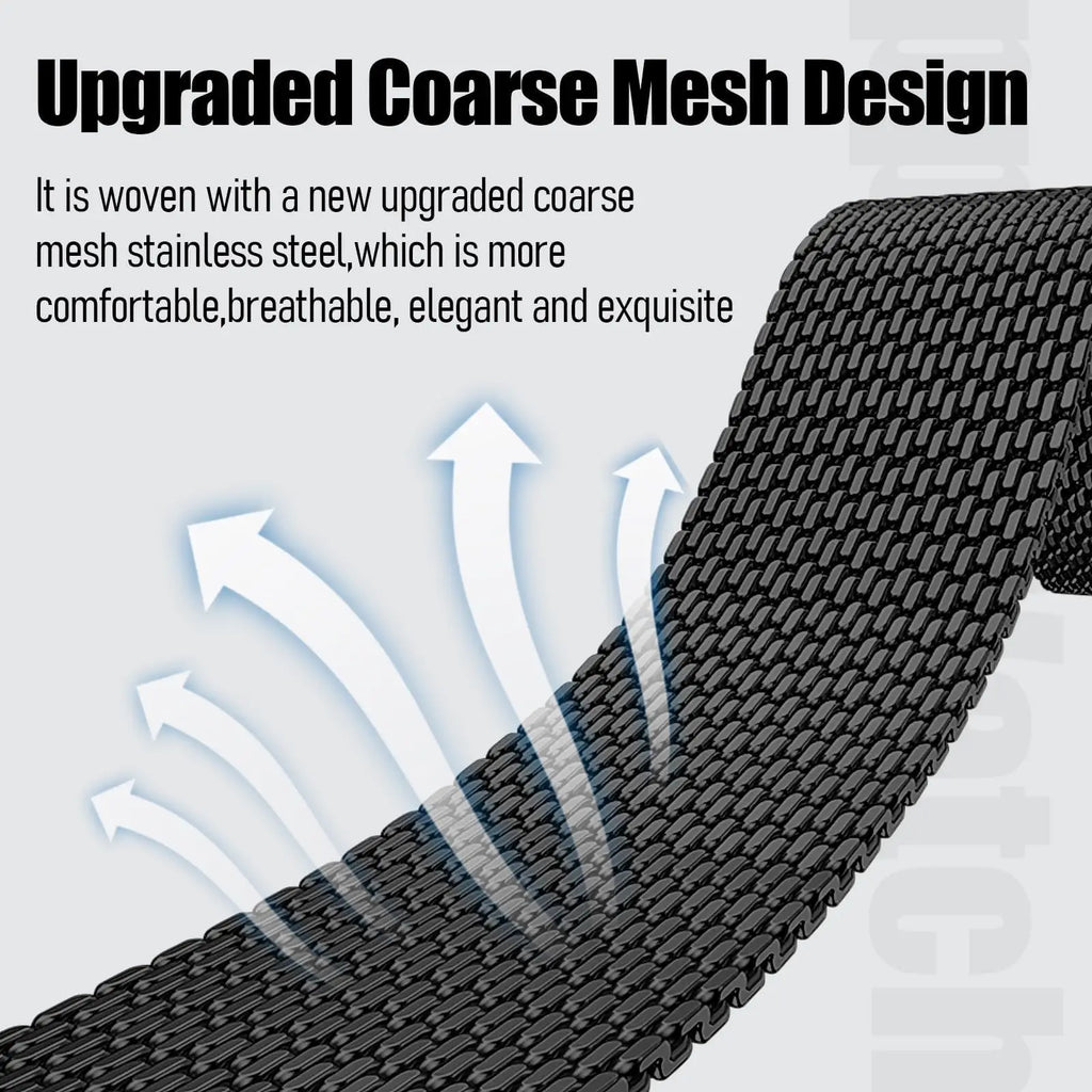 26mm 22mm Quick Fit Strap For Garmin Fenix 8 7 Pro 7S 6X 6 5Plus Venu 3 Tactix 7 Milanese loop bracelet correa Fenix 8 7X band