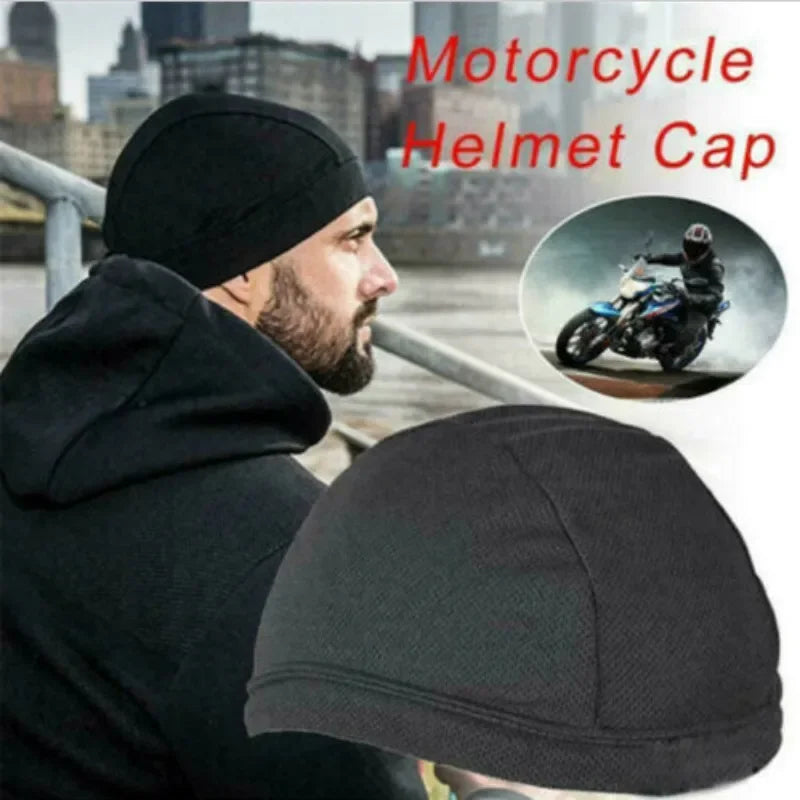 Motorcycle Helmet Inner Cap Hat Quick Dry Breathable Hat Racing Cap Under Helmet Beanie Cap Motocross Motor Helmet Sport Hat
