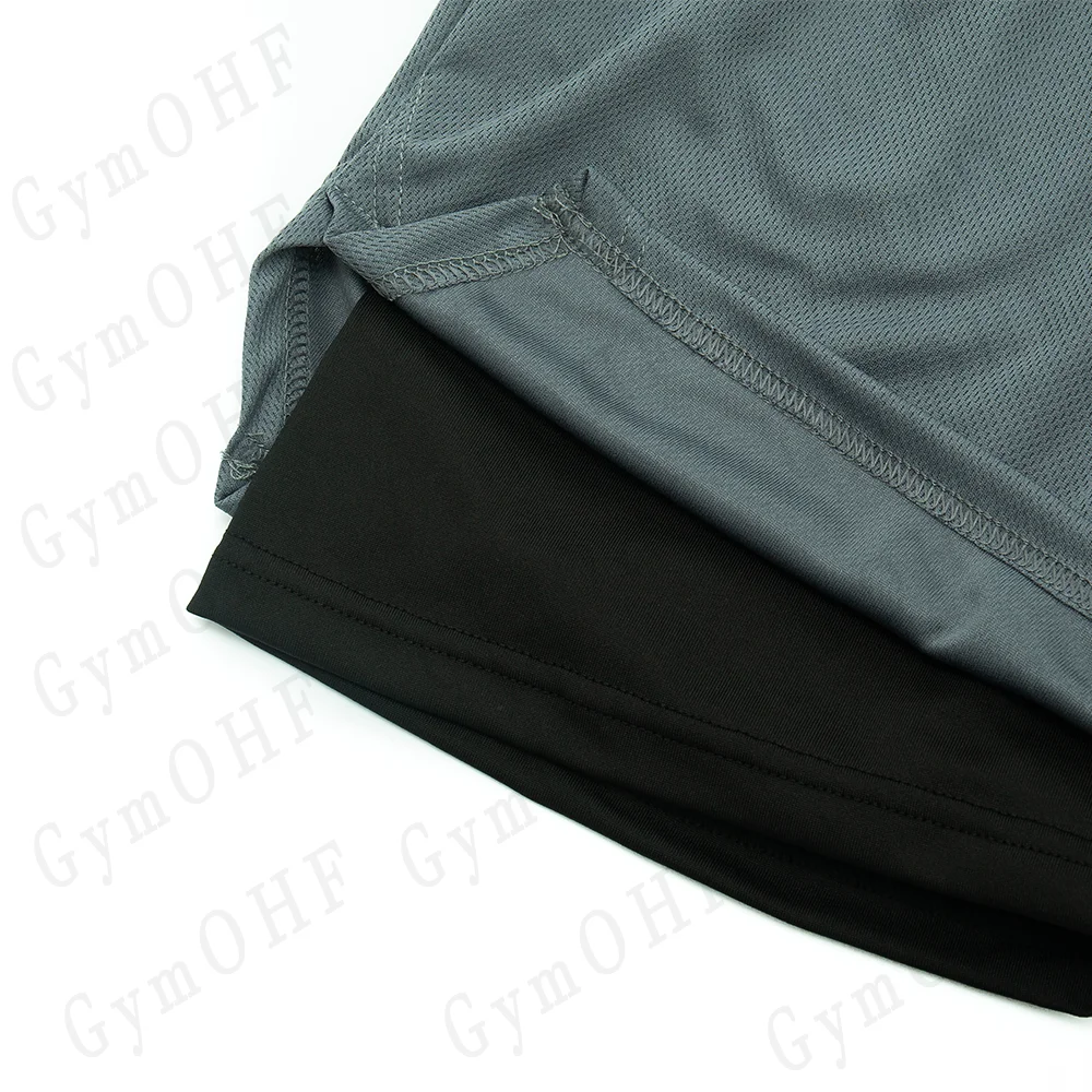 LONSDALE Men's Pattern Printed Fitness Shorts Double Layer 2-in-1 Fast Drying Fitness Outdoor Leisure Training Sports Shorts