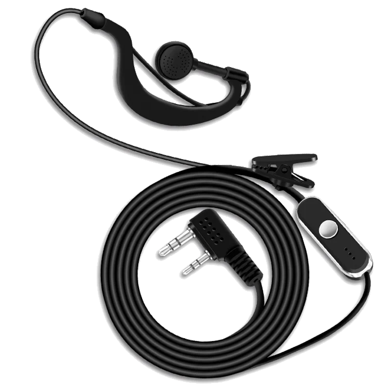 2 Pin Walkie-Talkie Headset Wired Two Way Ham Radio Earpiece Earphone For Baofeng BF-888S UV5R Walkie Talkie 993 Earwear