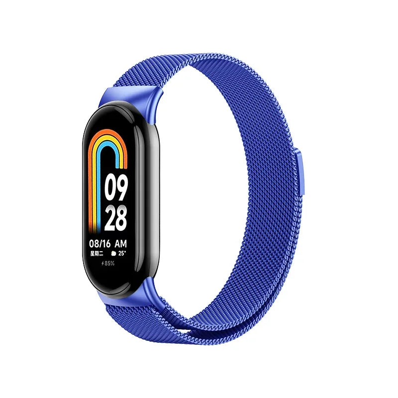 Milanese Loop for Xiaomi Mi Band 8 9 10 Strap Global Version Accessories Smartwatch Bracelet Pulseira Correa Miband 10 Watchband