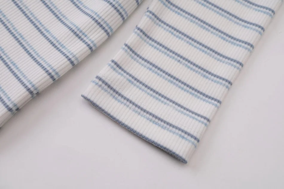 AS  SS2026 blue denim Collection super high quality bamboo knot denim fabric boys girls family match weekday clothes
