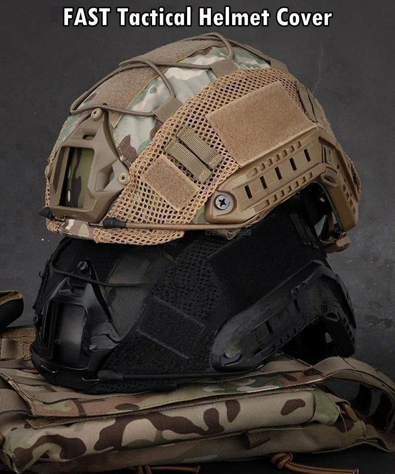 Tactical Helmet Cover for Fast MH PJ BJ Helmet Airsoft Paintball Helmet Cover
