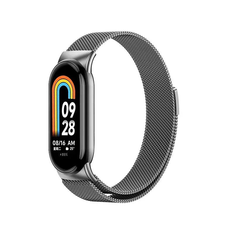Milanese Loop for Xiaomi Mi Band 8 9 10 Strap Global Version Accessories Smartwatch Bracelet Pulseira Correa Miband 10 Watchband