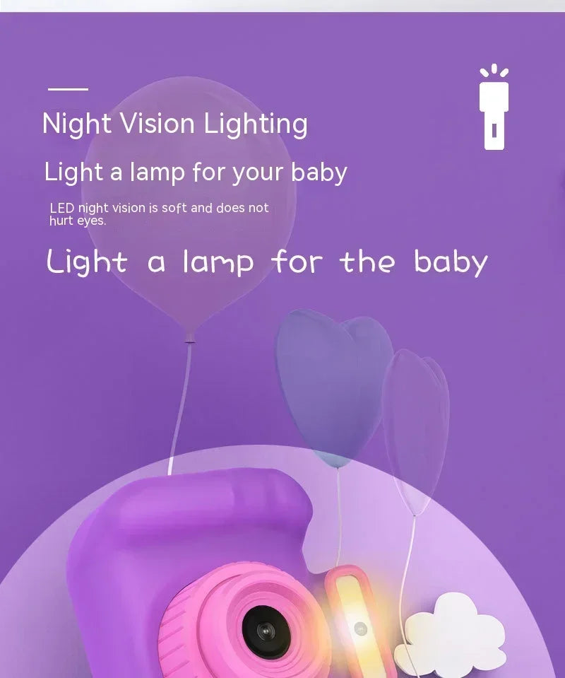 Children Camera 4000W Pixels 1080P HD Screen Dual Cameras Kids Electric Toys For Baby Camara Foto Infantil Children's Gifts