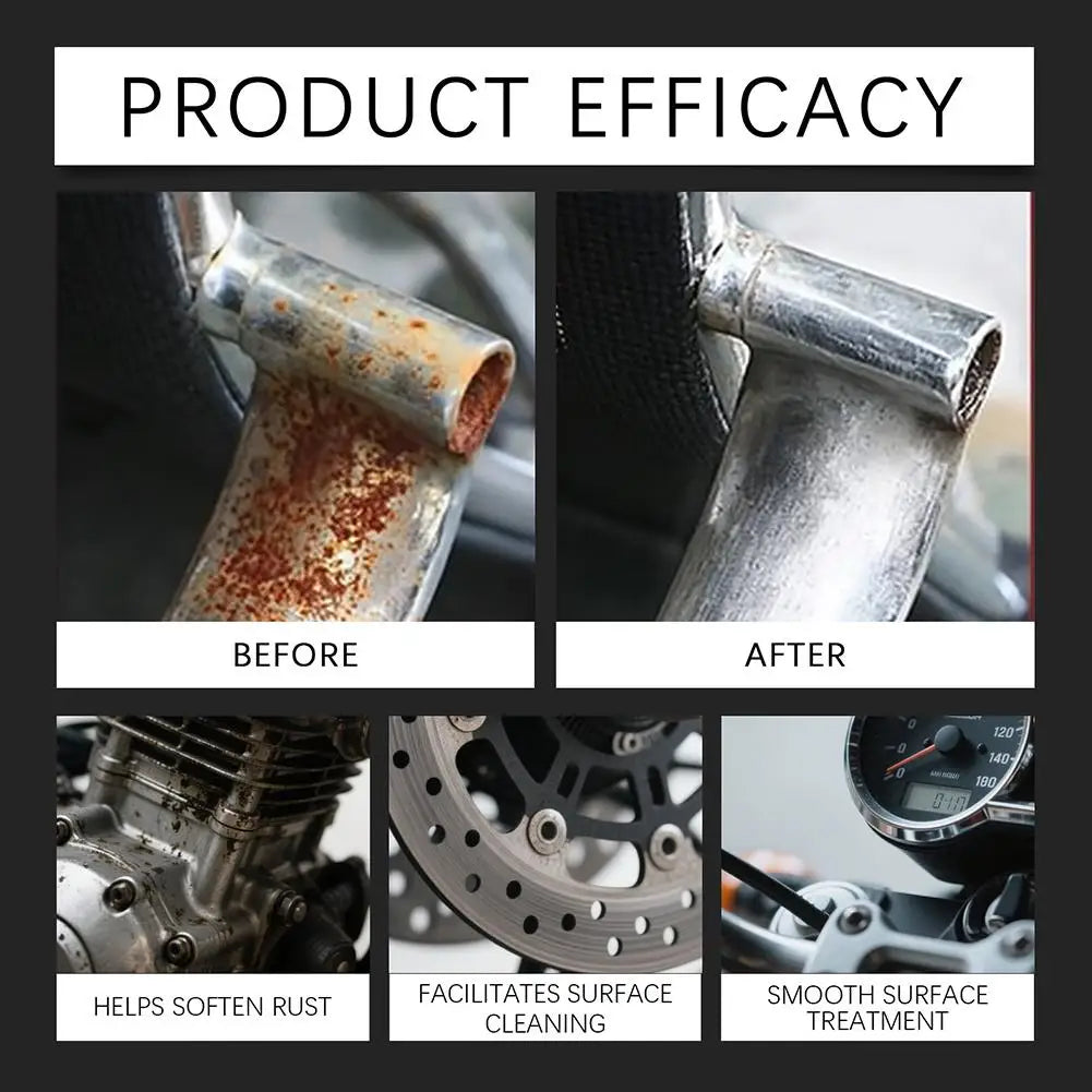 100ml Heavy-Duty Rust Remover Spray Deep Cleaning Rust Remover Lubricant For Metal Surfaces Restoration Multi-purpos Car Gadgets