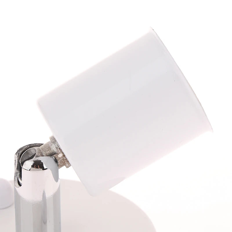 1Set Vintage E27/E14 Wall Lamp 180 Degree Rotation Socket Holder Adapter Iron Celling Light Sconces Adjustable Metal Lamp Base