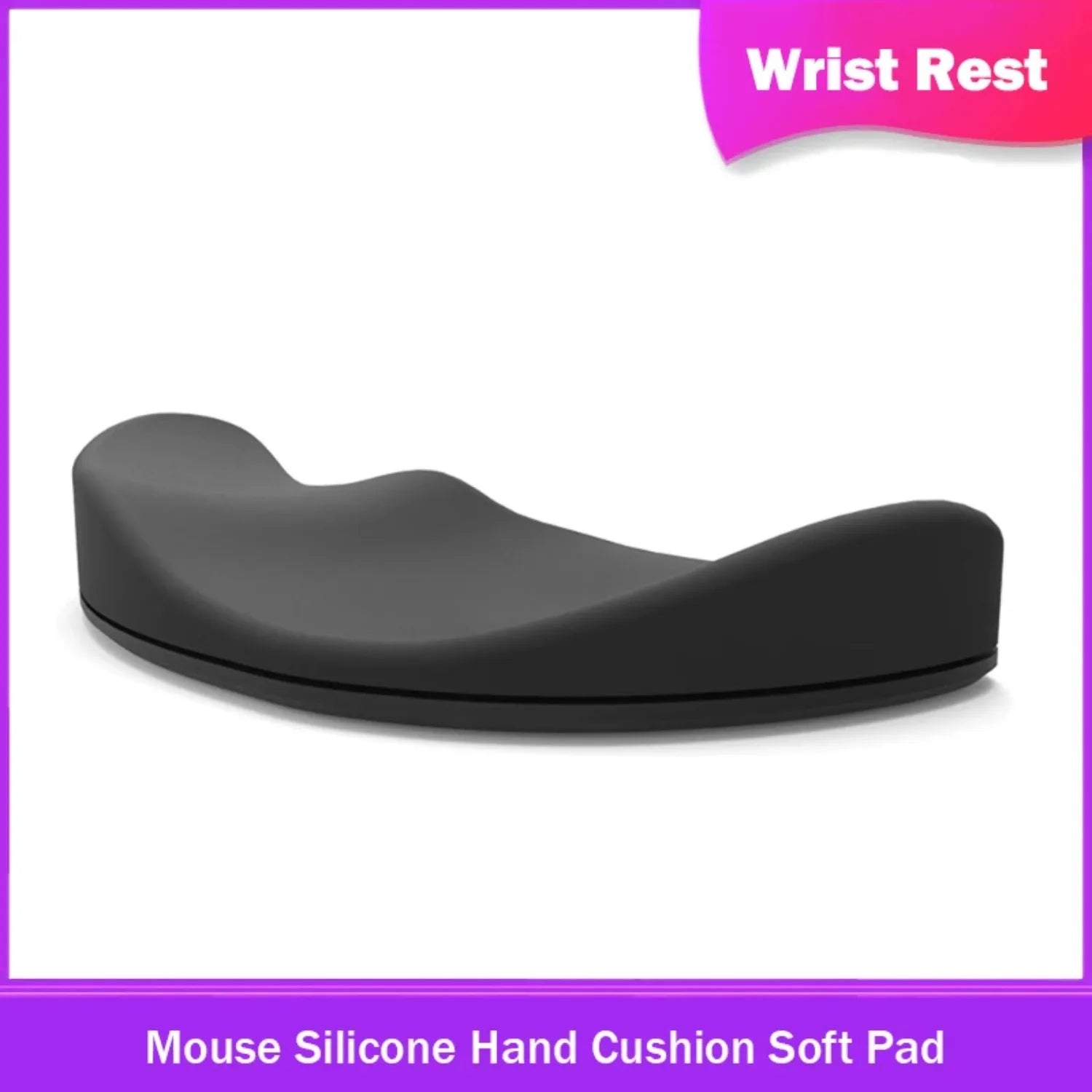 2026 Mouse Wrist Rest Silicone Hand Cushion Soft Pad Palm Support Moves With Wrist Business Office Computer Game Durable Armrest