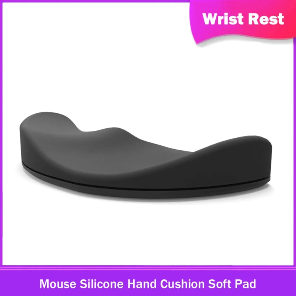 2026 Mouse Wrist Rest Silicone Hand Cushion Soft Pad Palm Support Moves With Wrist Business Office Computer Game Durable Armrest