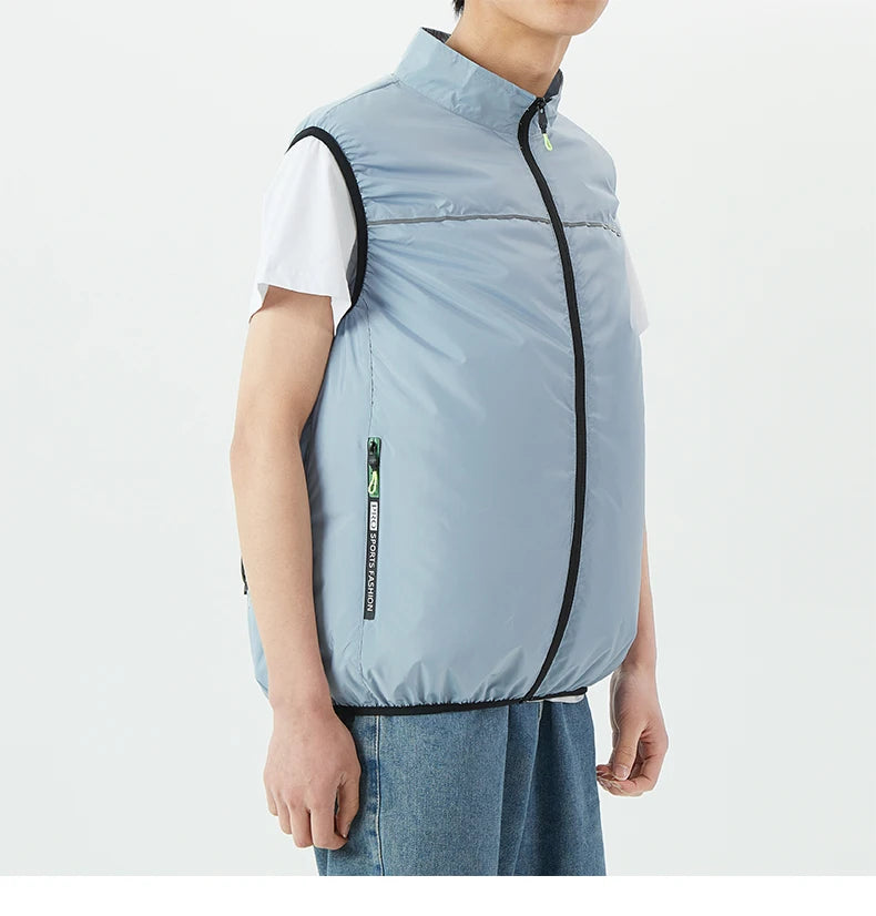 USB-Powered Cooling Vest: Unisex Summer Cooling Vest for Men and Women; Outdoor Cooling Vest for High-Temperature Environments
