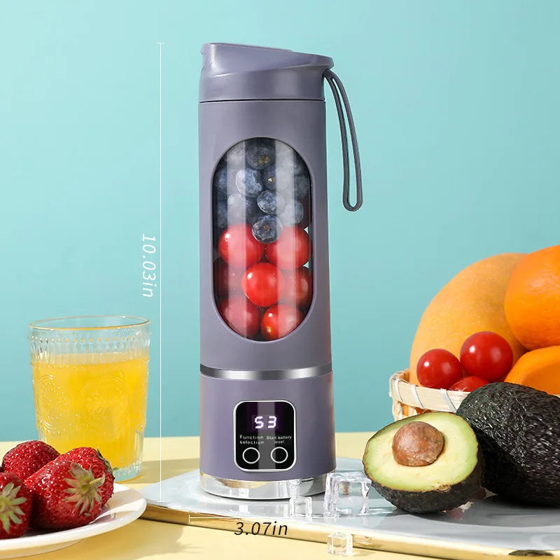 Premium portable blender with intelligent LED display."