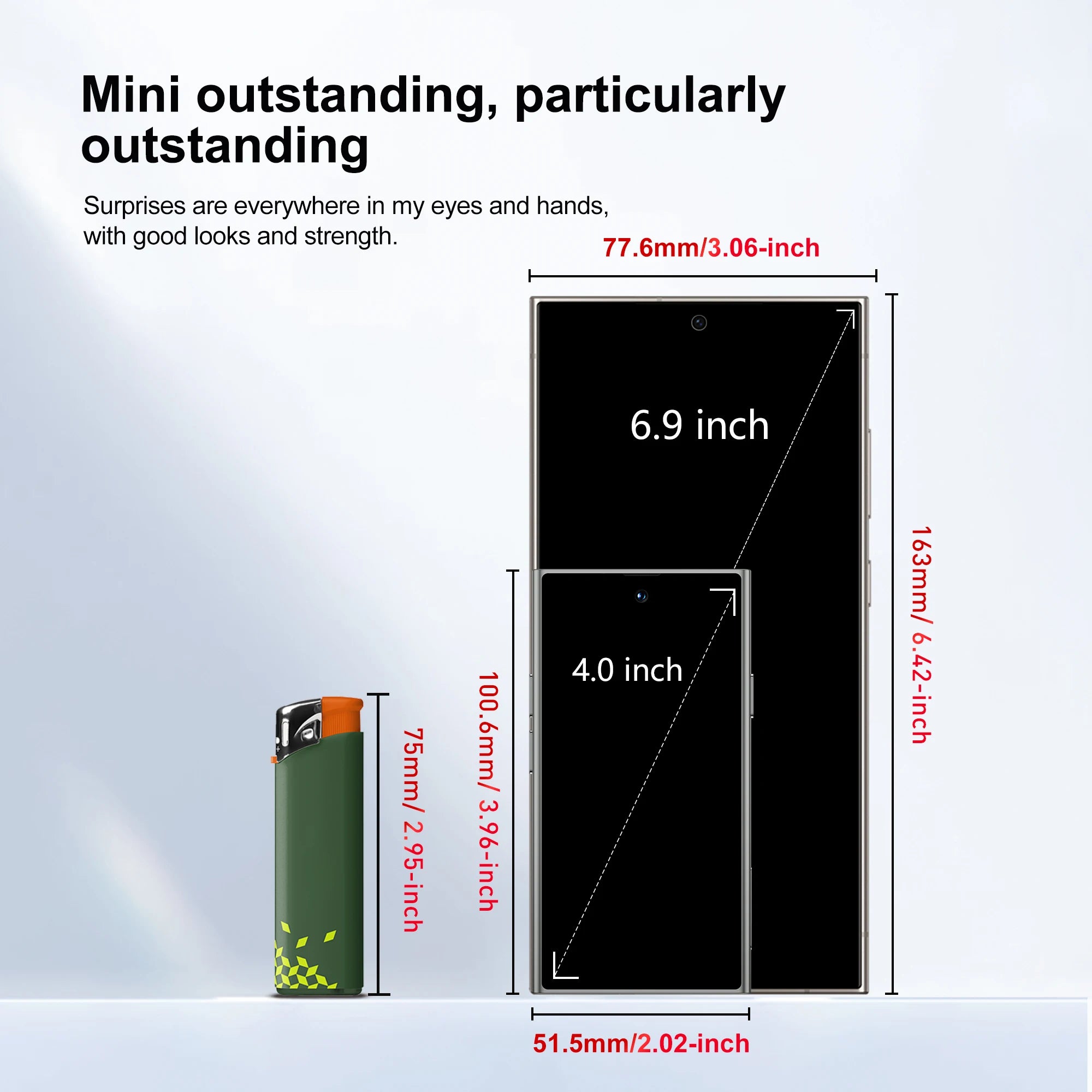 SERVO S27 MINI Android Small Smartphone 3G WCDMA Play Store 2GB+16GB WiFi Hotspot GPS Face ID 4.0" Mini Smart Phone 2SIM Standby
