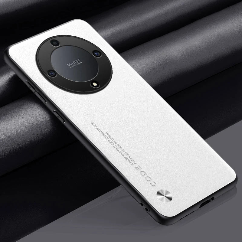 Luxury PU Leather Case For Honor X9A X9B Magic 5 6 Lite 5G Back Cover Silicone Protection Phone Case For Honor Magic 5 6 Pro