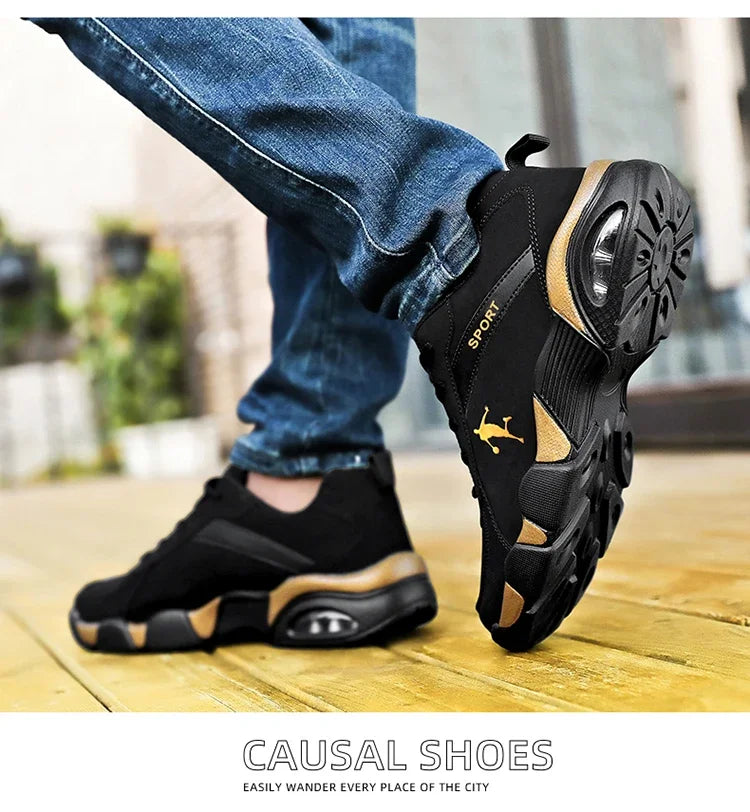 Fashion Men Professional Running Shoes Lightweight and Breathable Sneakers Lace Up Outdoor Sports Tennis Shoes New Casual Shoes