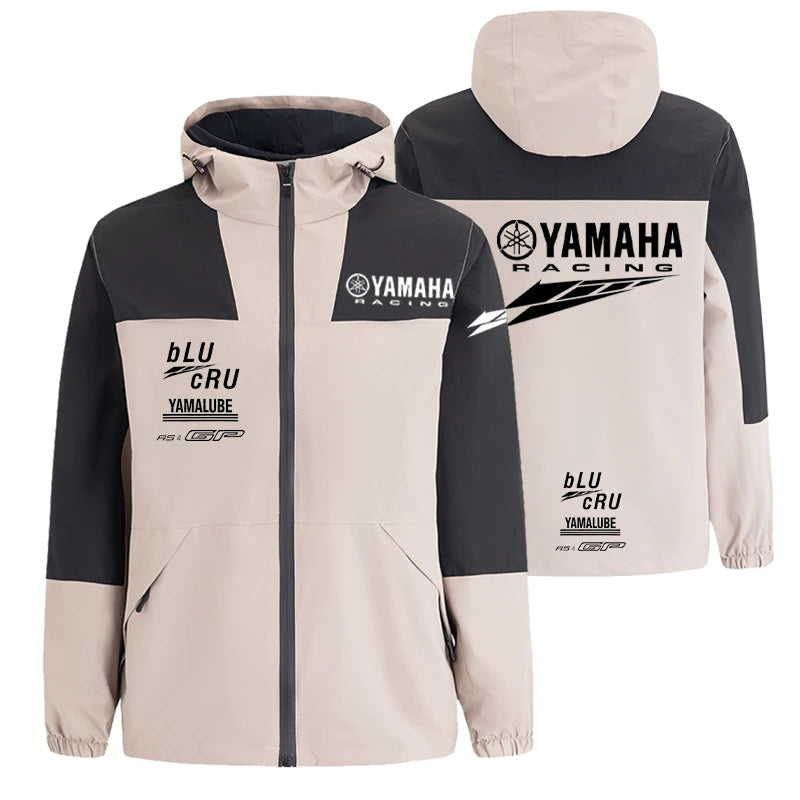 Yamaha Racing Jacket - Spring/Autumn Men's/Women's Lightweight Windproof and Waterproof Jacket - Outdoor Leisure and Sports Coat