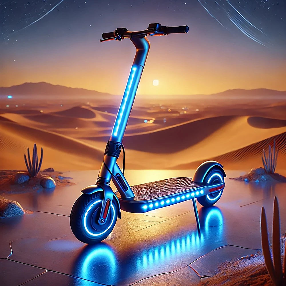 Led Strip Lights for Scooter and Bicycles Safety Warning Lights Battery Powered Lights for Night Riding Outdoor Scooter Parts