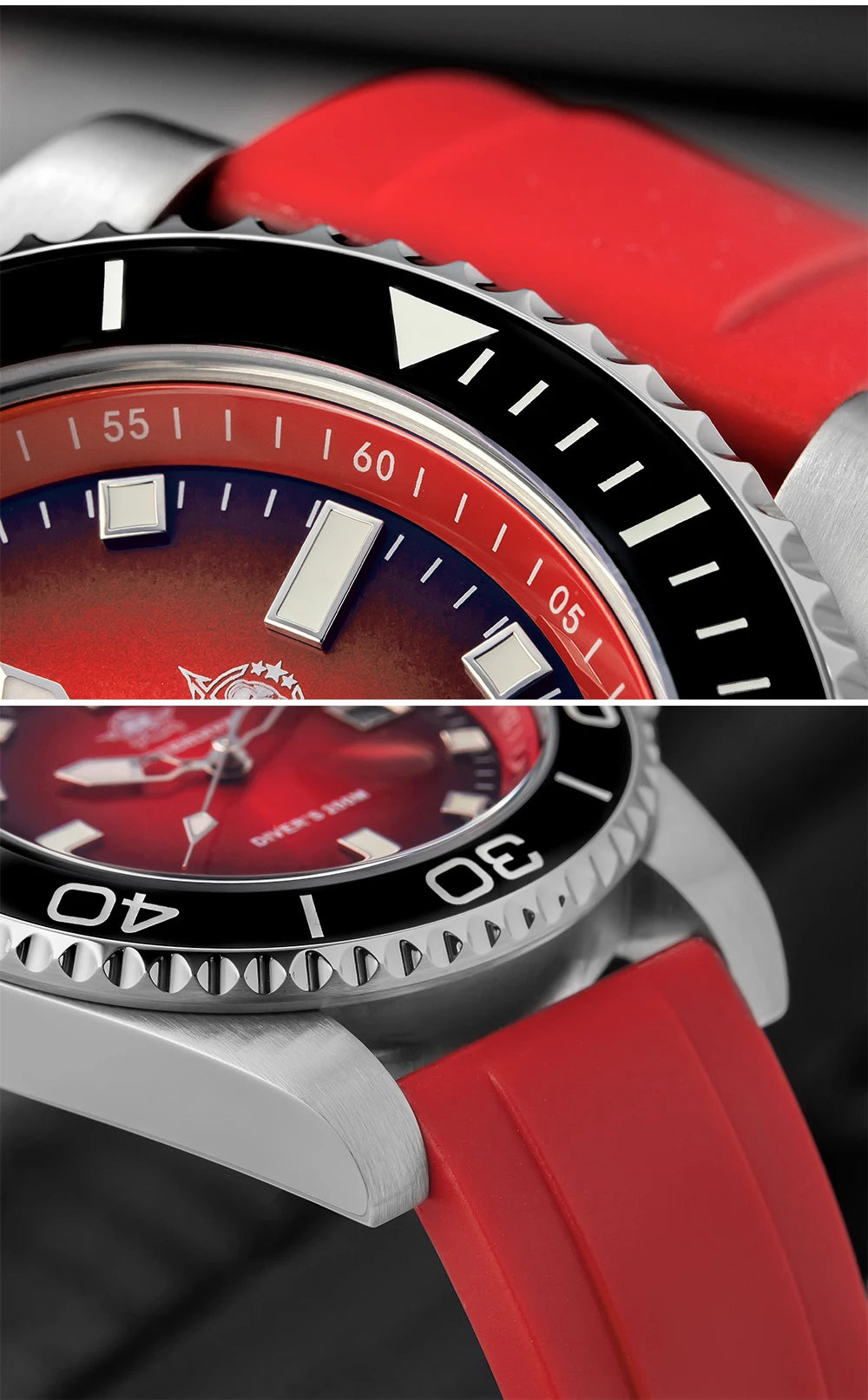 ADDIESDIVE 41mm Man Luxury Watch Japan 2115 Quartz Movement Watch Luminous 200m Waterproof 316L Stainless Steel Dive Watches
