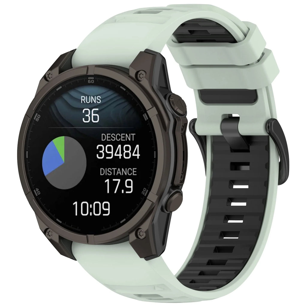 Quick Fit 26mm 22mm 20mm Silicone Strap for Garmin Quatix 8 Fenix 8/7x/Tactix8 Sport Bracelet Correa Band for Garmin 970 965 955