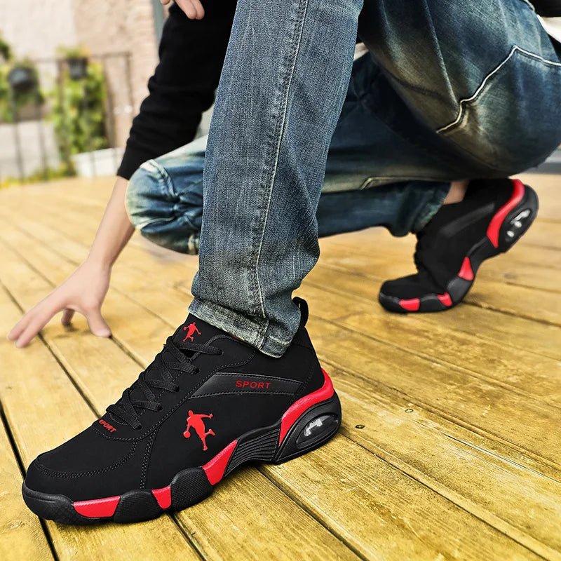 Men's Waterproof Sneakers Casual Lightweight Basketball Shoes Breathable Non Slip Lightweight Flat Shoes Men's Designer Sneakers