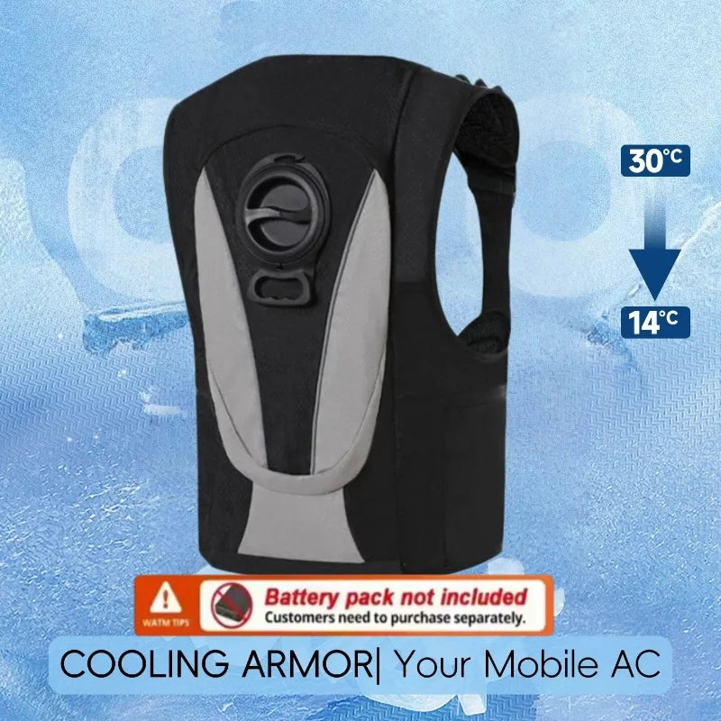 water circulation Cooling Vest Water Cooling System Outdoor Hiking Fishing Travel Physical Cooling Work Jacket Summer Breathable
