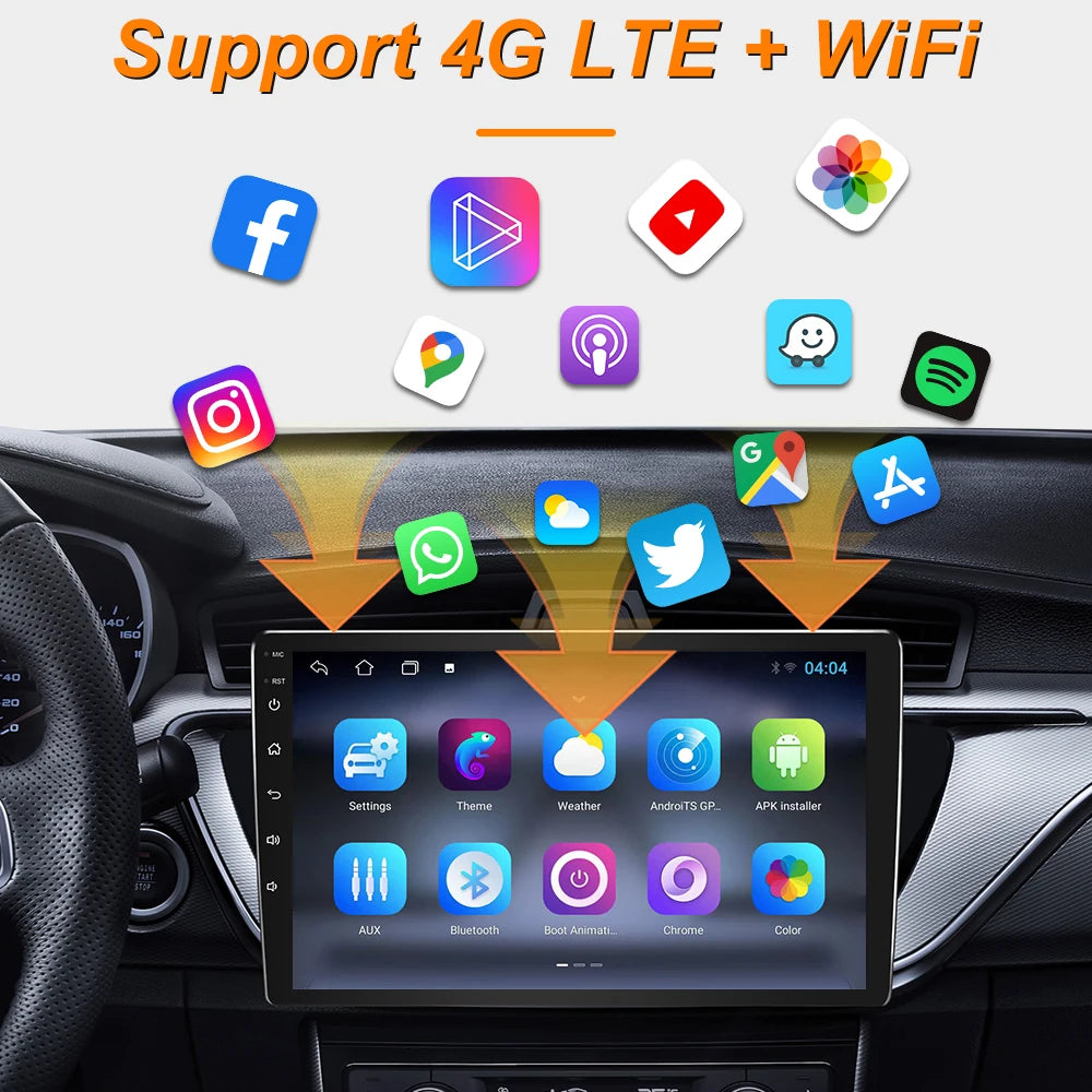 Car Multimedia Video Player For Peugeot 407 cc SW 407CC 2004 - 2011 Android Car Radio Navigation Stereo CarPlay Auto No 2din