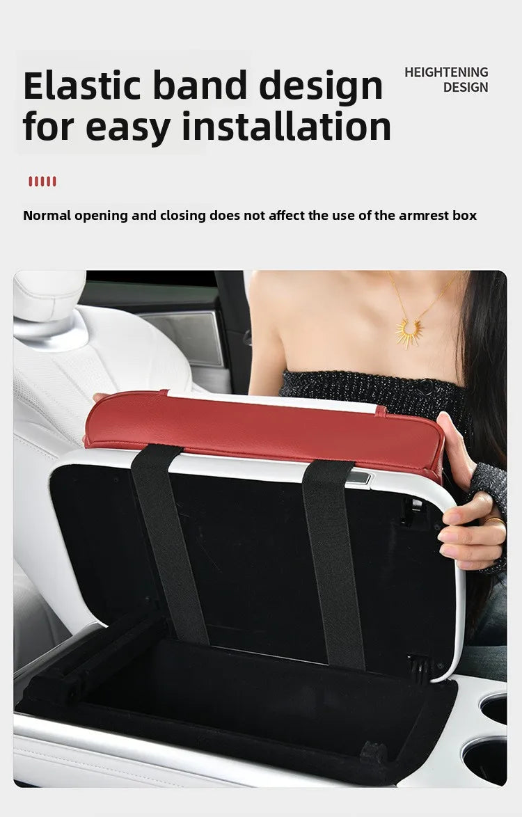 Multi-Function Car Armrest Box with USB Port - Storage Booster Pad Center Console Tissue Box And Water Cup Holder for Vehicle