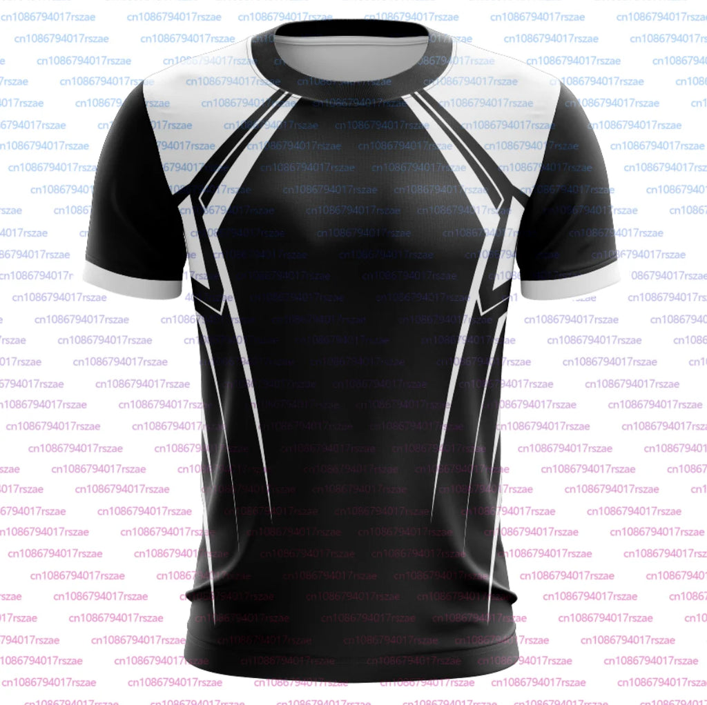 Custom Fabric Milk Silk 3D Print Short Sleeve Jersey Men Fashion Custom High Quality Tees For Male Women Family Clothing
