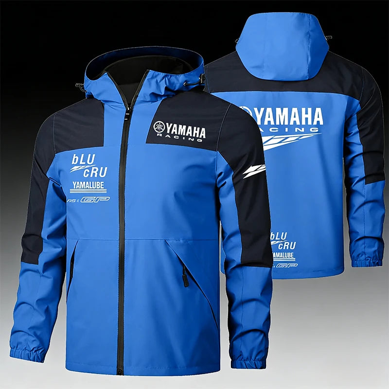 Yamaha Racing Jacket - Spring/Autumn Men's/Women's Lightweight Windproof and Waterproof Jacket - Outdoor Leisure and Sports Coat