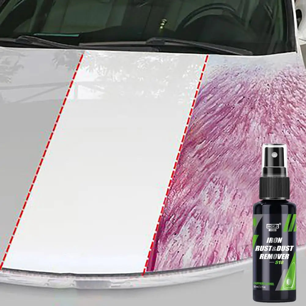 HGKJ S18 50/100/300ML Car Paint & Wheel Iron Particles Powder Rust & Dust Remover Auto Rim Metal Multi-Purpose Cleaning Spray