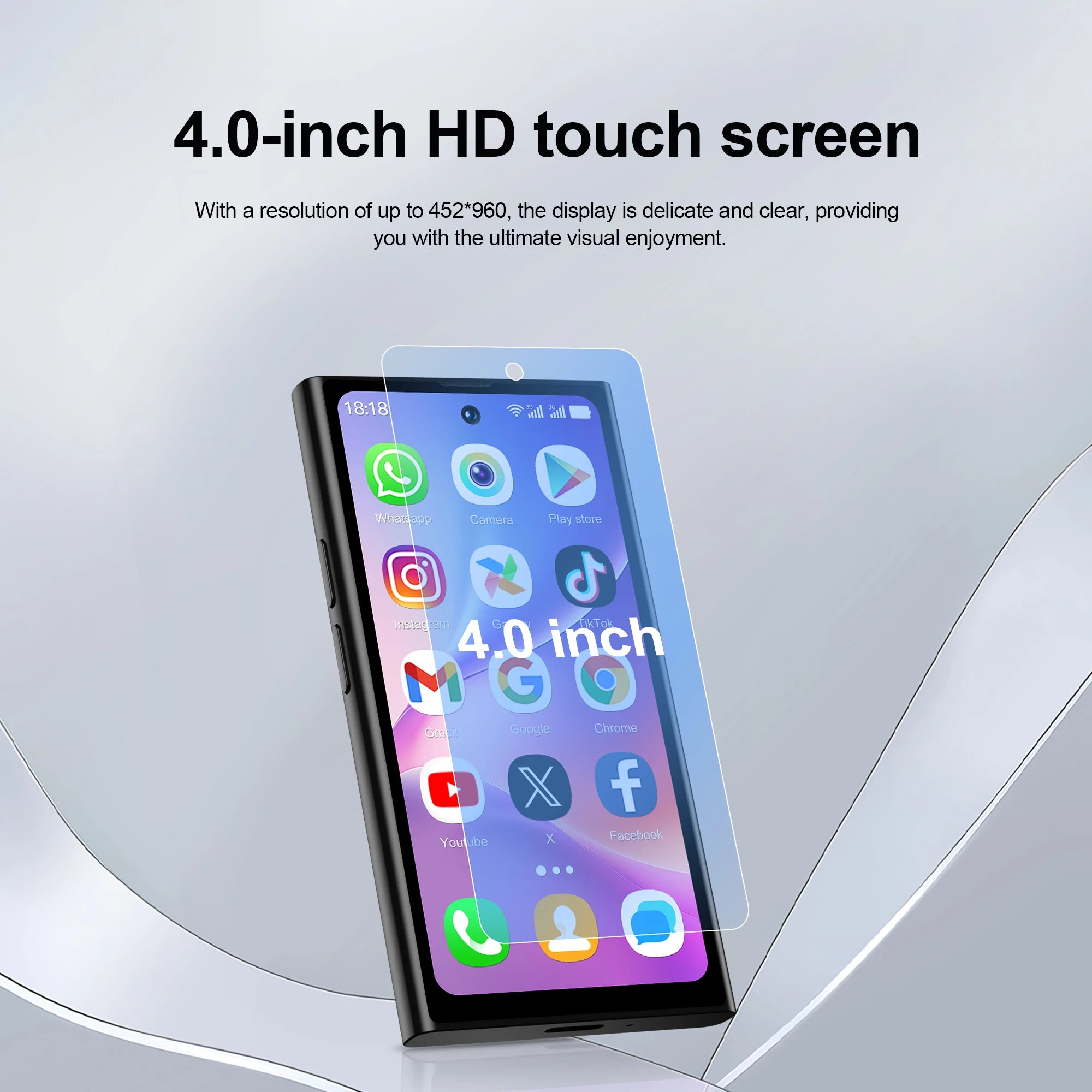 SERVO S27 MINI Android Small Smartphone 3G WCDMA Play Store 2GB+16GB WiFi Hotspot GPS Face ID 4.0" Mini Smart Phone 2SIM Standby