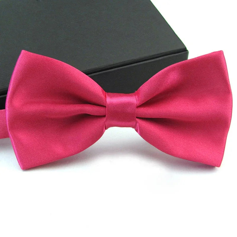 Bow Tie Male Solid Neckwear Marriage butterfly ties For Men Candy Color Butterfly Cravat girls Butterflies YJB0001