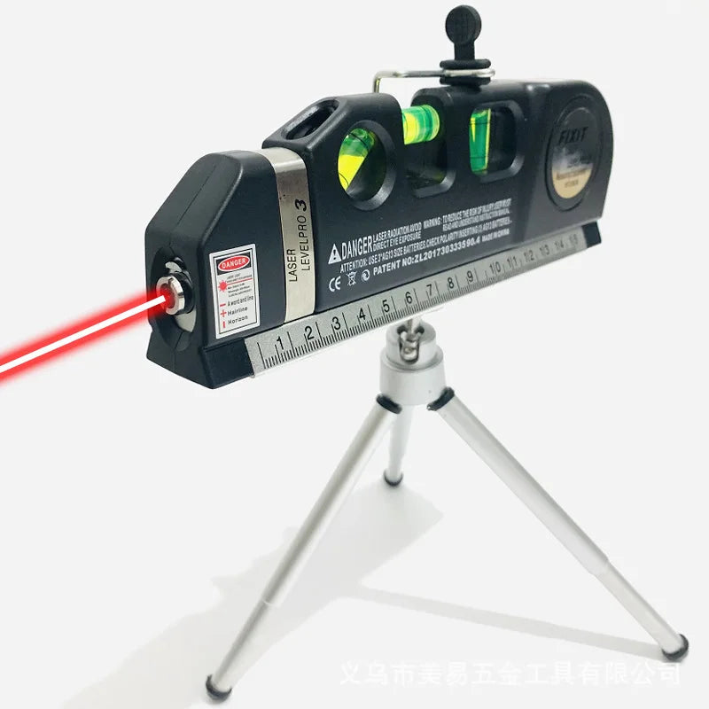 4 in 1 Measure Infrared Laser Level Machine Self Leveling for Woodworking Tools with Cross Line and Solo Leveling
