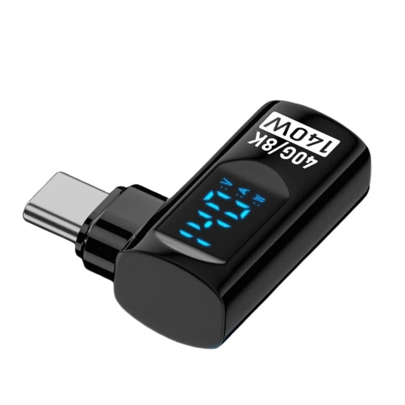 USB C Digital Display Adapter Connector with 140W Quick Charging and Double 40Gbps Transmission 8K60HZ Screen Projection