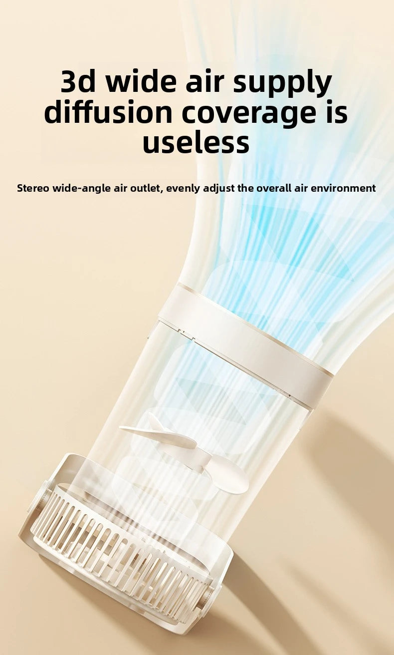 Cordless Electric Fan 3600mah Wireless Portable Air Circulator Fan Desktop Wall Ceiling Air Cooling Cooler Quiet Ventilator