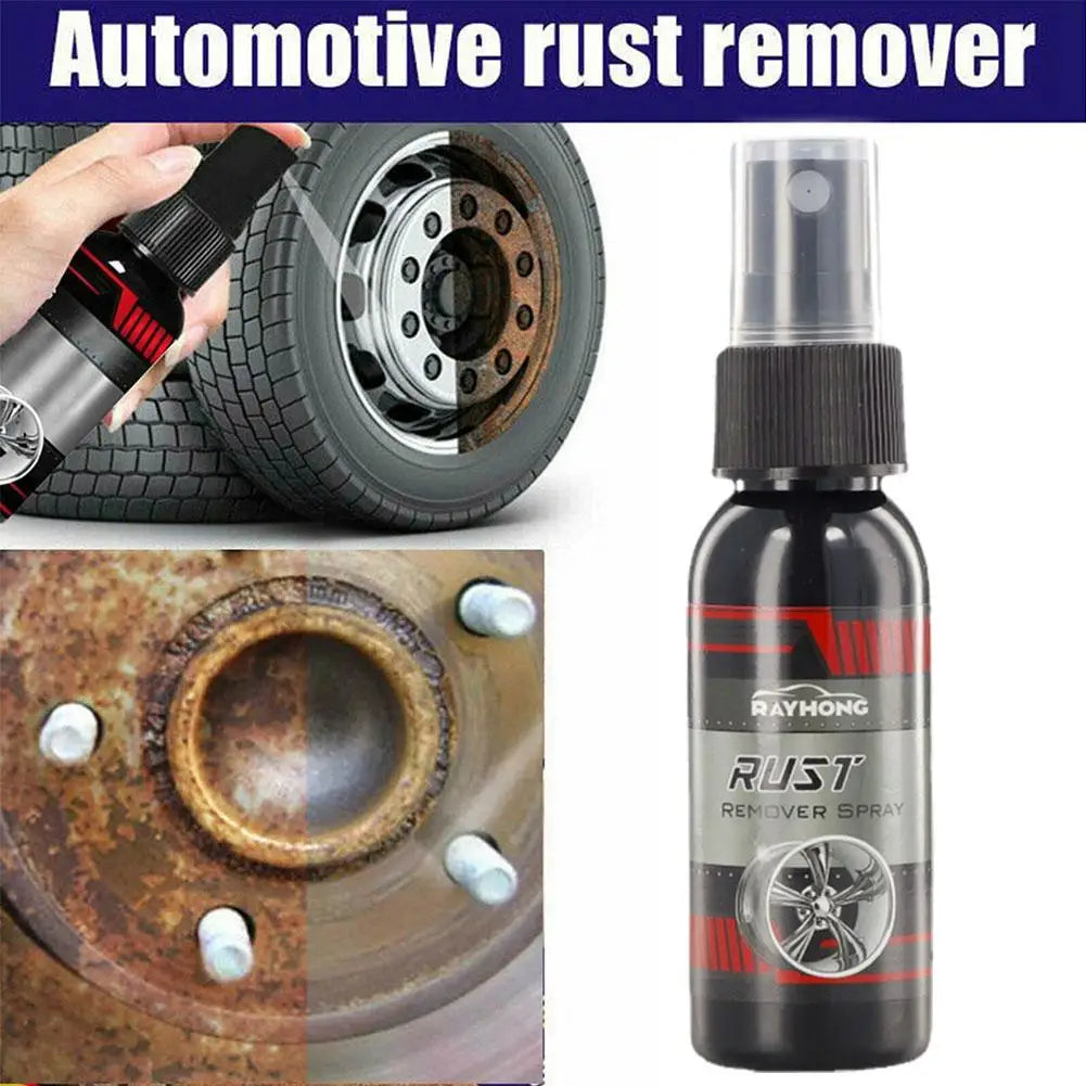 30ML Multi Purpose Rust Remover Spray Metal Surface Paint Cleaning Maintenance Super Remover Car Cleaner Powder Iron Rust E1F2