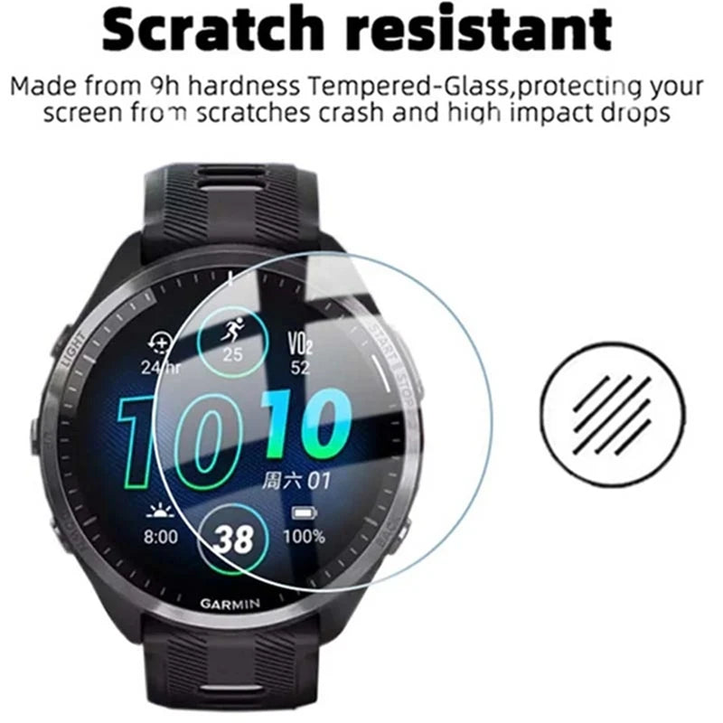 For Garmin Forerunner 955 165 255 945 745 735 245 55 Screen Protector Tempered Glass for Garmin Fenix 7 7X 7S 6 6S 6X Pro Film