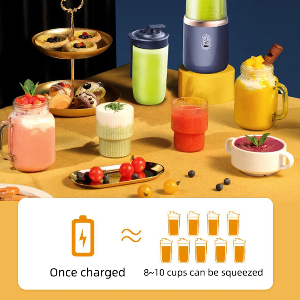 Premium Portable Electric Smoothie Blender