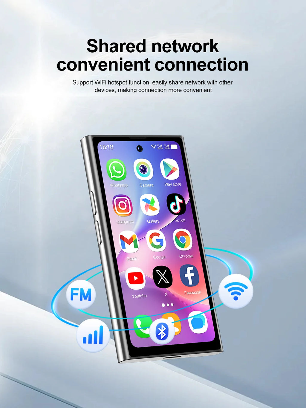 SERVO S27 MINI Android Small Smartphone 3G WCDMA Play Store 2GB+16GB WiFi Hotspot GPS Face ID 4.0" Mini Smart Phone 2SIM Standby