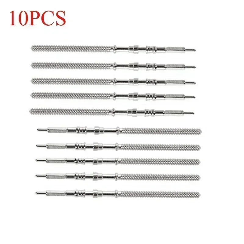 10Pcs /5Pcs  Movement Watch Steel Stem Crown Kit Watch Of Parts for NH35 NH36 NH38 NH39 Movement Watch Stem Spare Parts