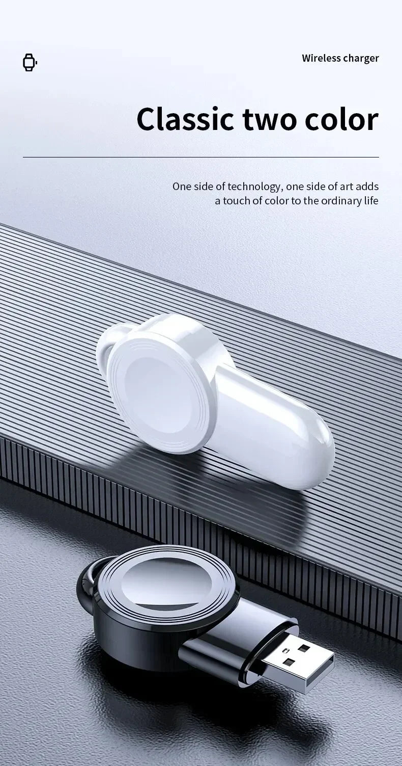 Fast Magnetic Watch Wireless Charger For Apple Watch 9 8 7 6 5 4 3 SE Ultra 2 IWatch Dock Adapter Portable USB Charging Station