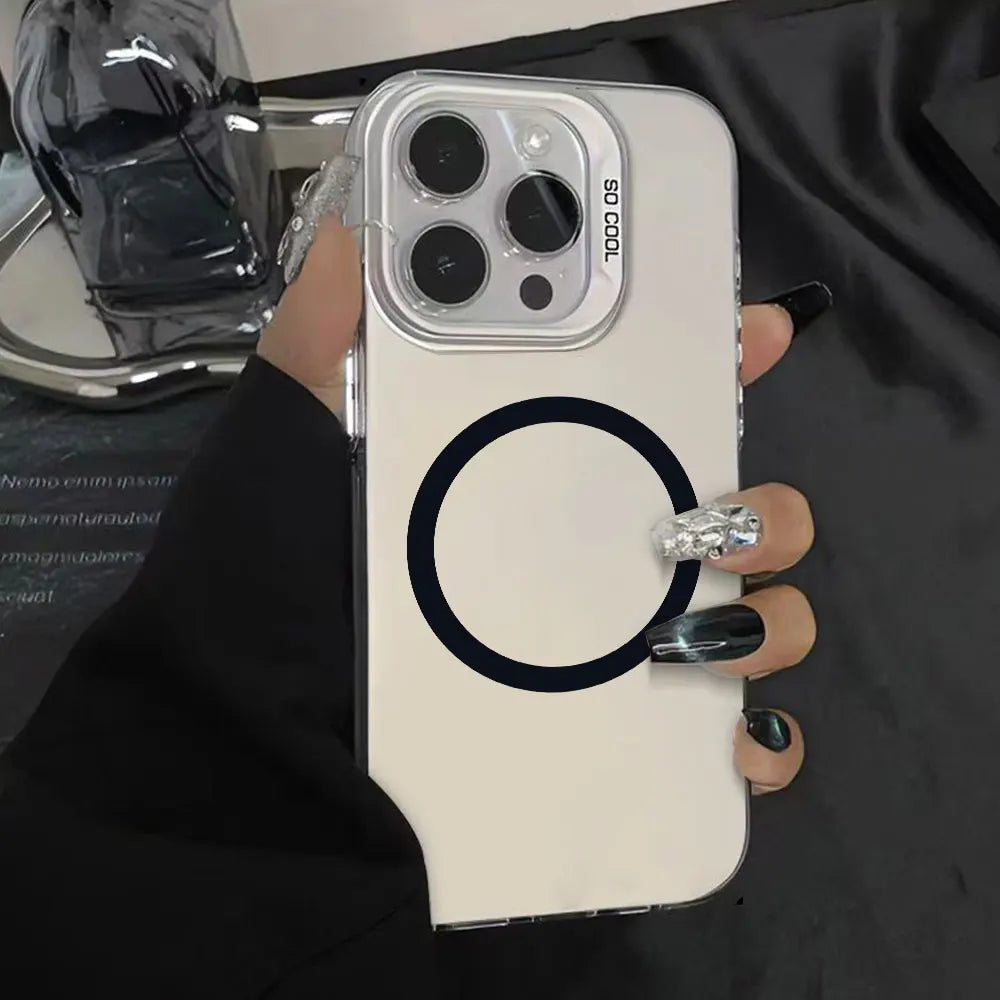 Case For Redmi 12 13 13C 4G 5G 13R Note 12R 9 10 Magnetic Wireless Charger Sticker For Xiaomi Redmi A3 A3X A1 A2 Plus IMD Case