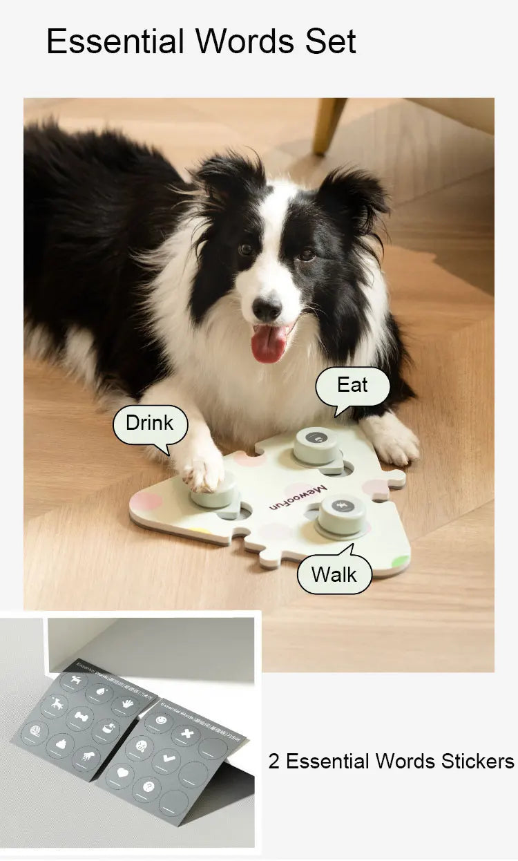 Pet Training Communication Talking Tools Voice Record Cats Dogs Press Buzzer Button Toy Pet Speaking Toys