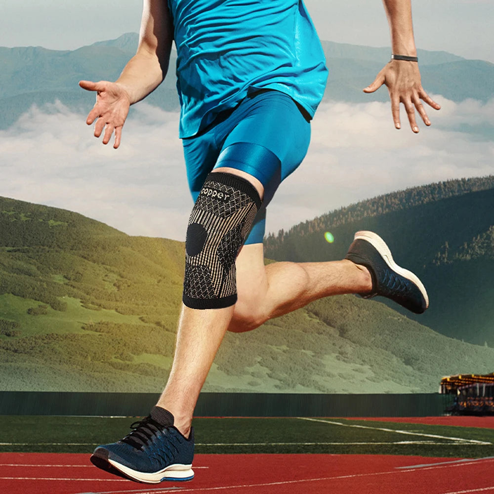 Copper Knee Brace for Arthritis Pain & Support-Copper Knee Sleeve for knee pain Compression sleeve for Sports,Knee Pain Relief