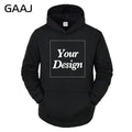 Custom Hoodie Print Embroidery Photo Text Brand Logo Autumn Winter Warm Thick Fleece Hoody Sweatshirt Men Women Customized Coat