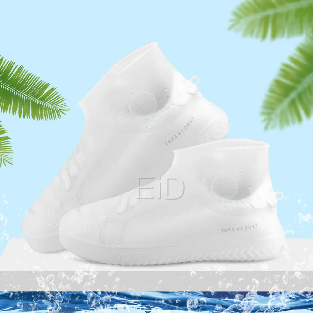 Boots Waterproof Shoe Cover Silicone Material Unisex Shoes Protectors Rain Boots for Indoor Outdoor Rainy Day Reusable man women