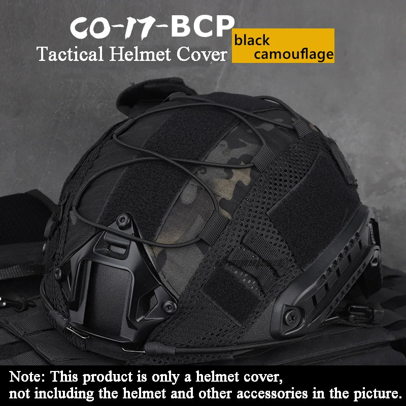 Tactical Helmet Cover for Fast MH PJ BJ Helmet Airsoft Paintball Helmet Cover