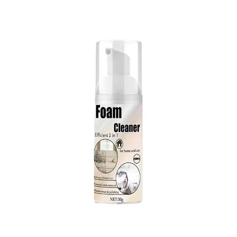 Multifunctional Foam Cleaner Car Interior Stain Removal and Cleaning Leather Seat Foam Cleaner Spray Foam Maintenance Wash Car