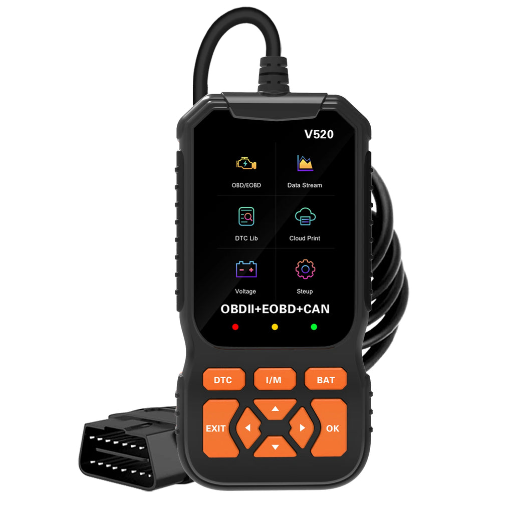 OBD2 Scanner Diagnostic Tool, Vehicle Check Engine Code Readers with Reset & I/M Readiness ,Car OBDII/EOBD Diagnostic Scan Tool