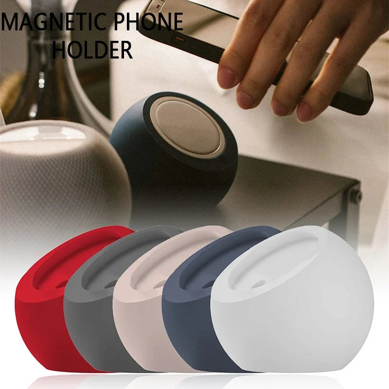 Desk Ball Shape Magnetic Silicone Charging Desk Holder Stand For iPhone 17 16 15 14 13 12 Pro Max Phone Charger Dock Accessories